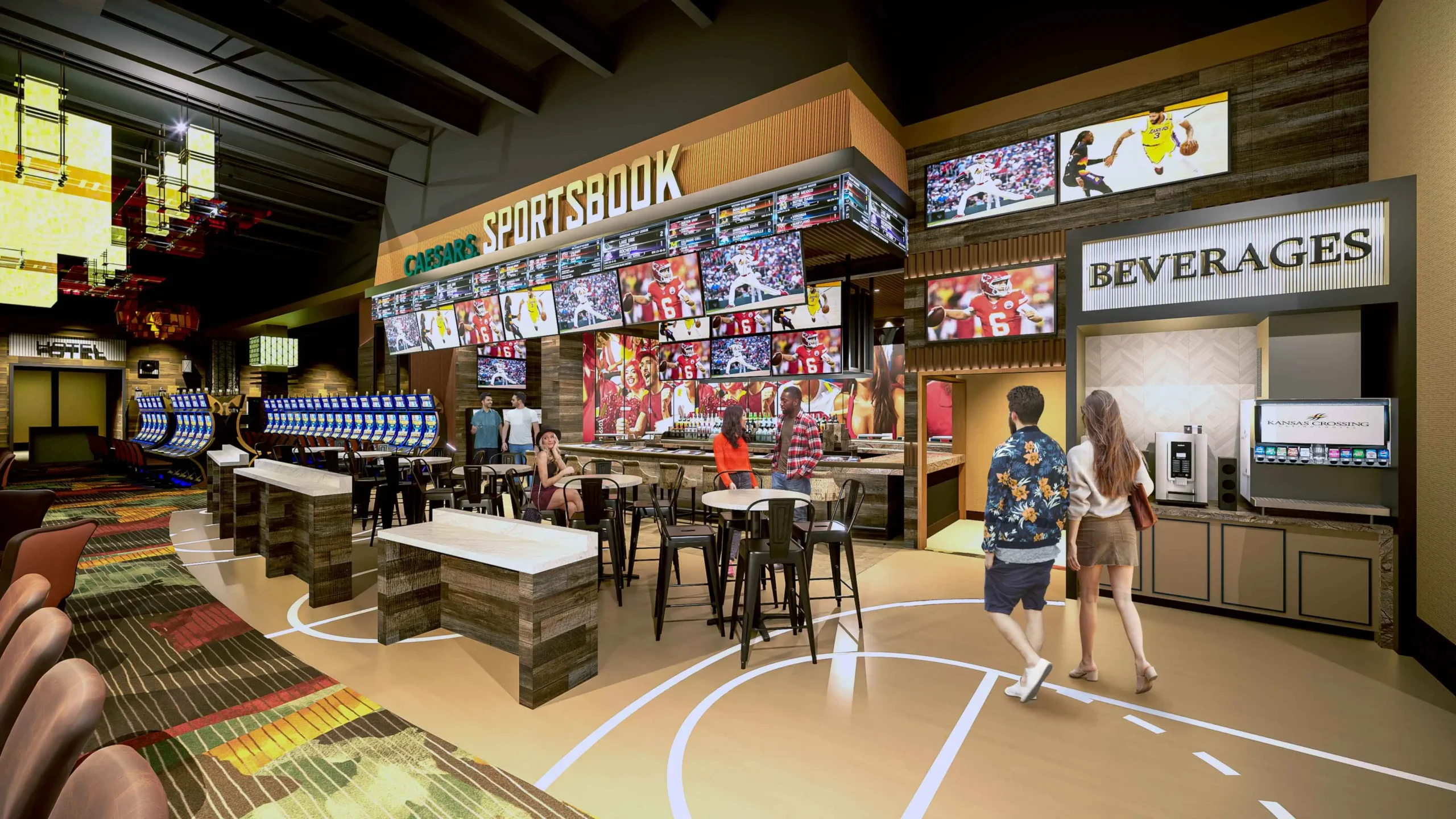 Caesar’s Sportsbook at Kansas Crossing Casino